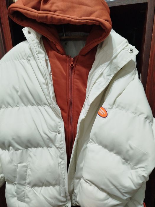 Куртка зимняя цвет сливочный белый
