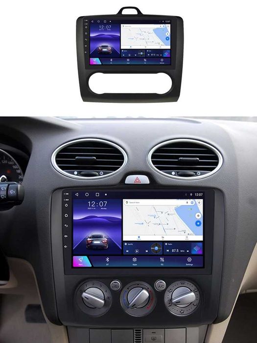 Navigatie Android 14 Ford Focus 2 2004-11 Waze YouTube CarPlay CAMERA