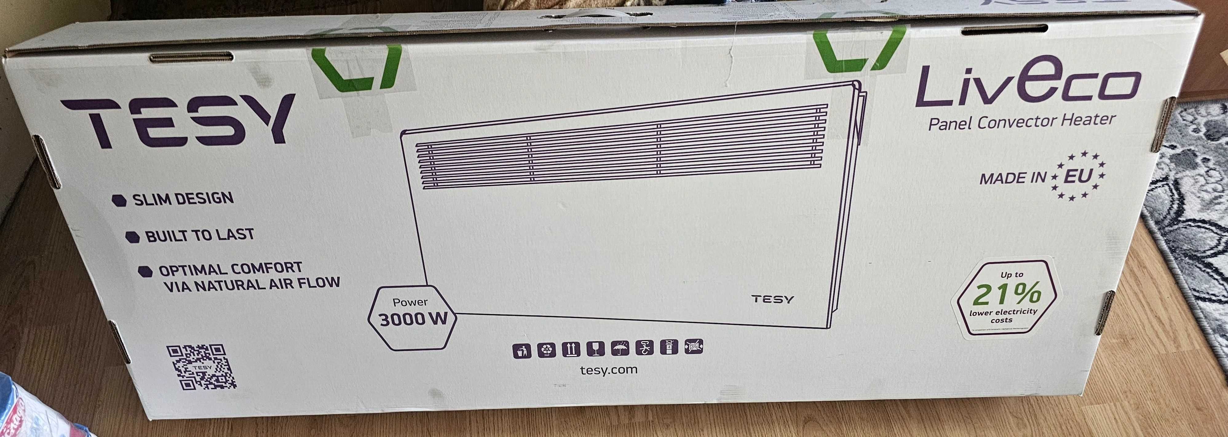 Стенен конвектор TESY HeatEco Cloud, 3000W,