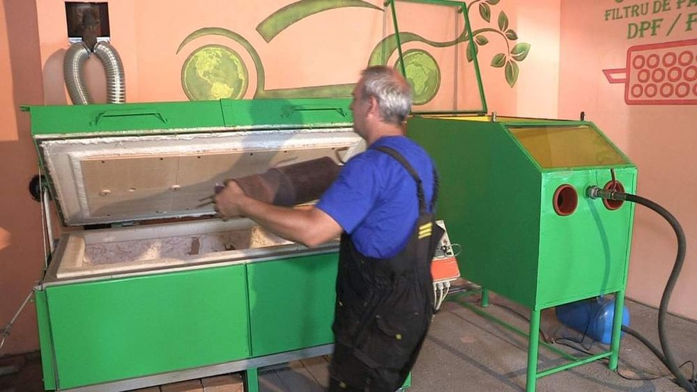 Sistem complet termic curatare filtru particole