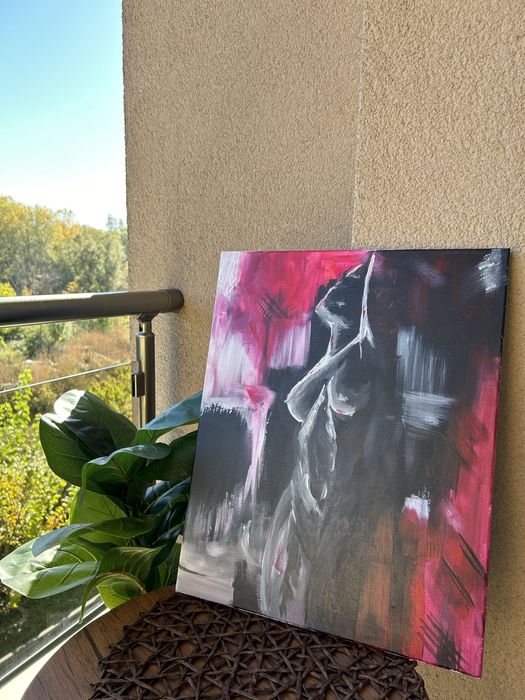 Картина нарисувана с акрилни бои