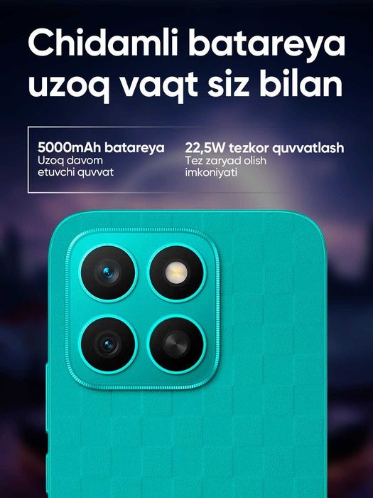 Смартфон Honor X8C, 8/128 ГБ, 8/256 ГБ, 2 NanoSIM, AMOLED-дисплей
