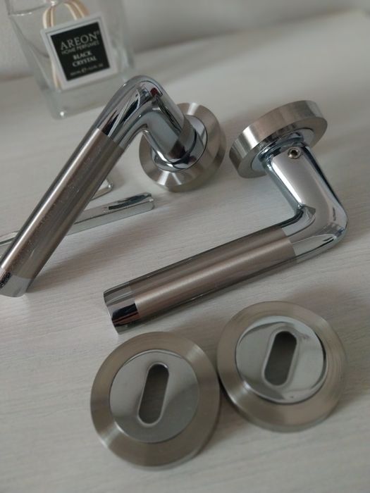 Set Manere cromate ușă de interior