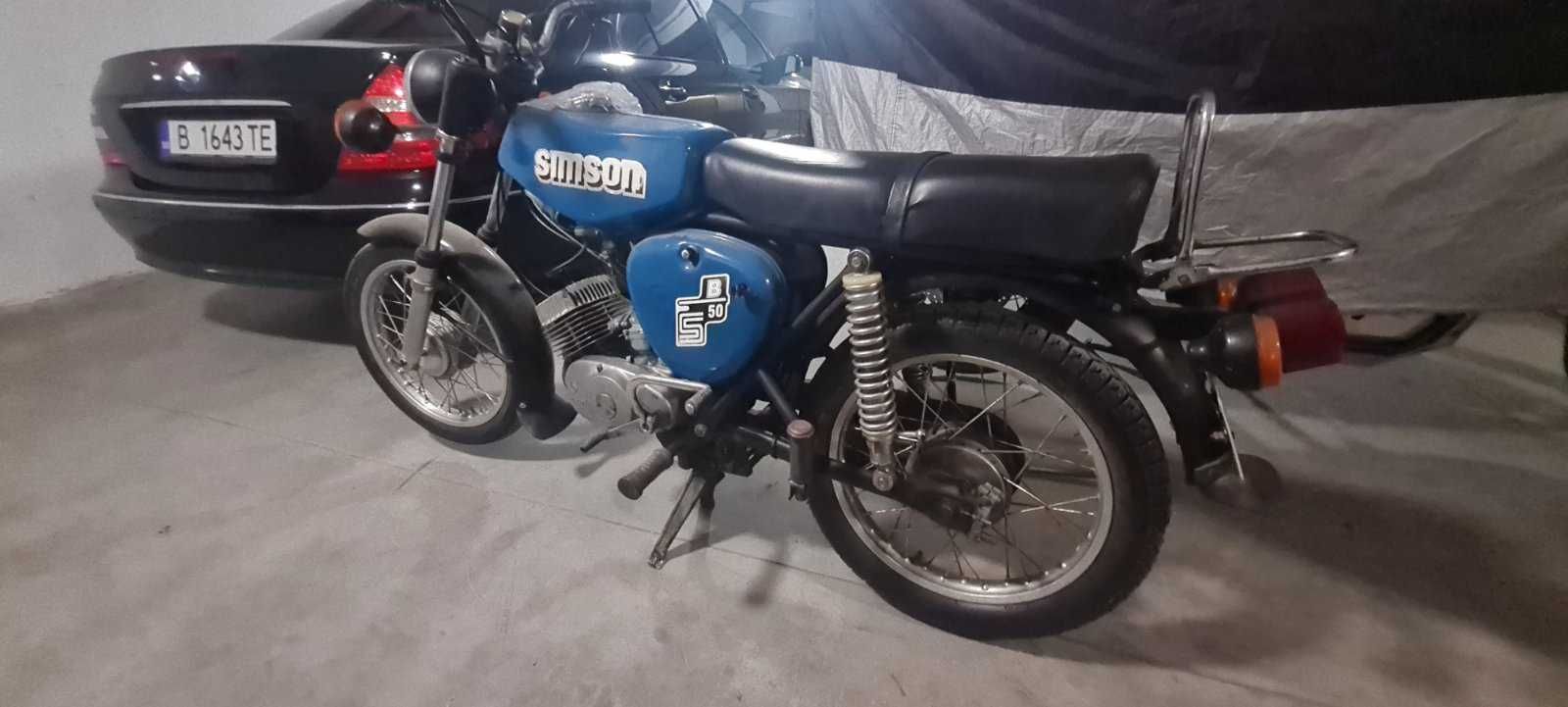 Продавам Simson S50 регистриран
