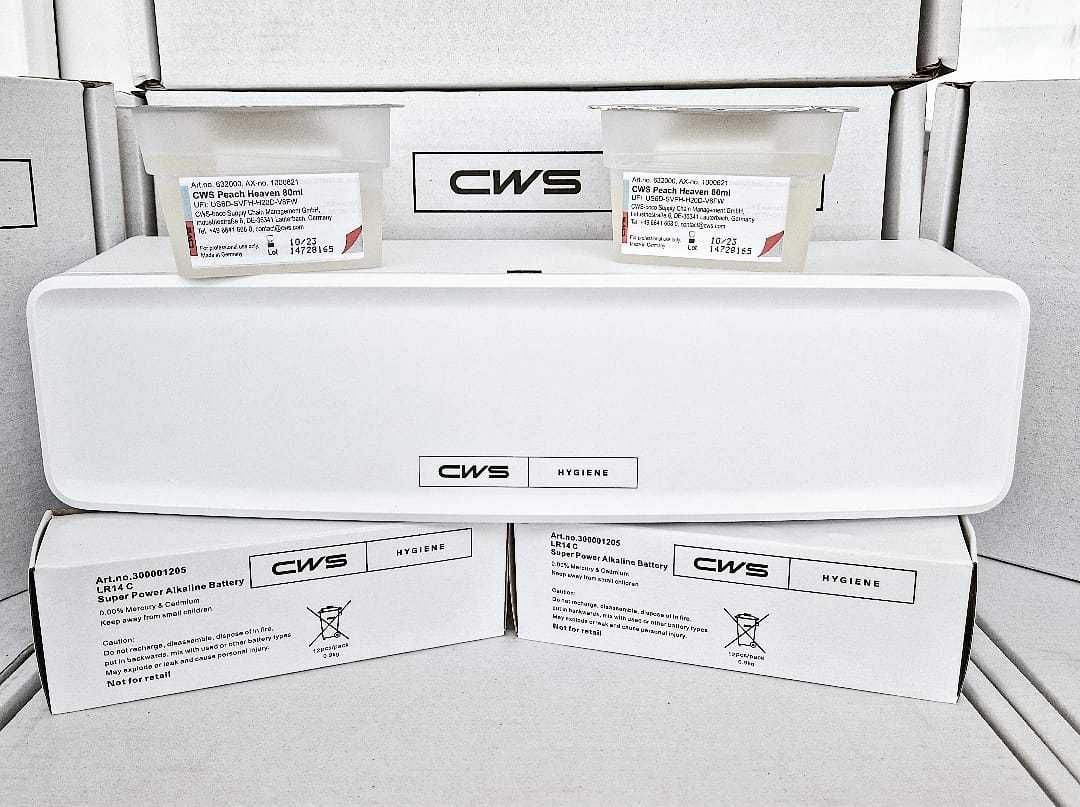 ‼️ Oferta New 2024 ‼️ Dispenser CWS Pure Line + 8 rezerve + 2 baterii