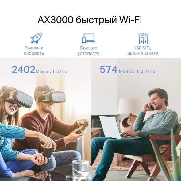 Wi-Fi усилитель TP-link RE705Xс поддержкой Mesh