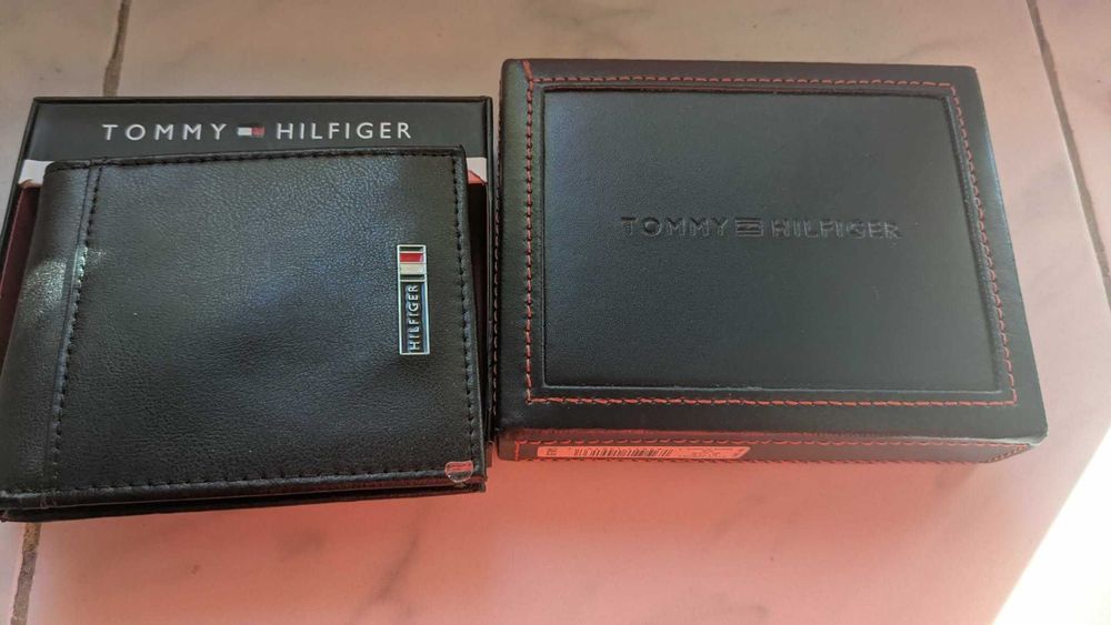 portofel Tommy trifold piele