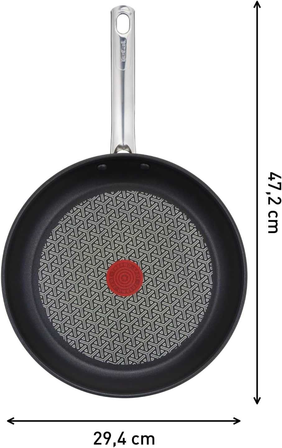 Тиган Tefal A70404, 28 см., подходящ за индукционни котлони, НОВО