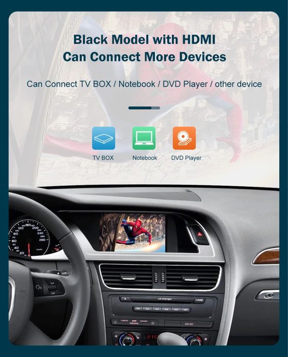 Безжичен CarPlay и Android Auto интерфейс за Audi A4 A5 Q5 (2009-2015)