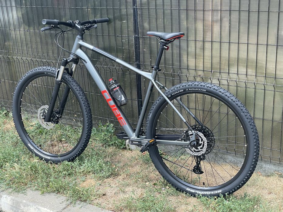 MTB CUBE Analog Ca NOU, Gri Mat, 1X12 Sram Eagle, Cadru 22”, Garantie