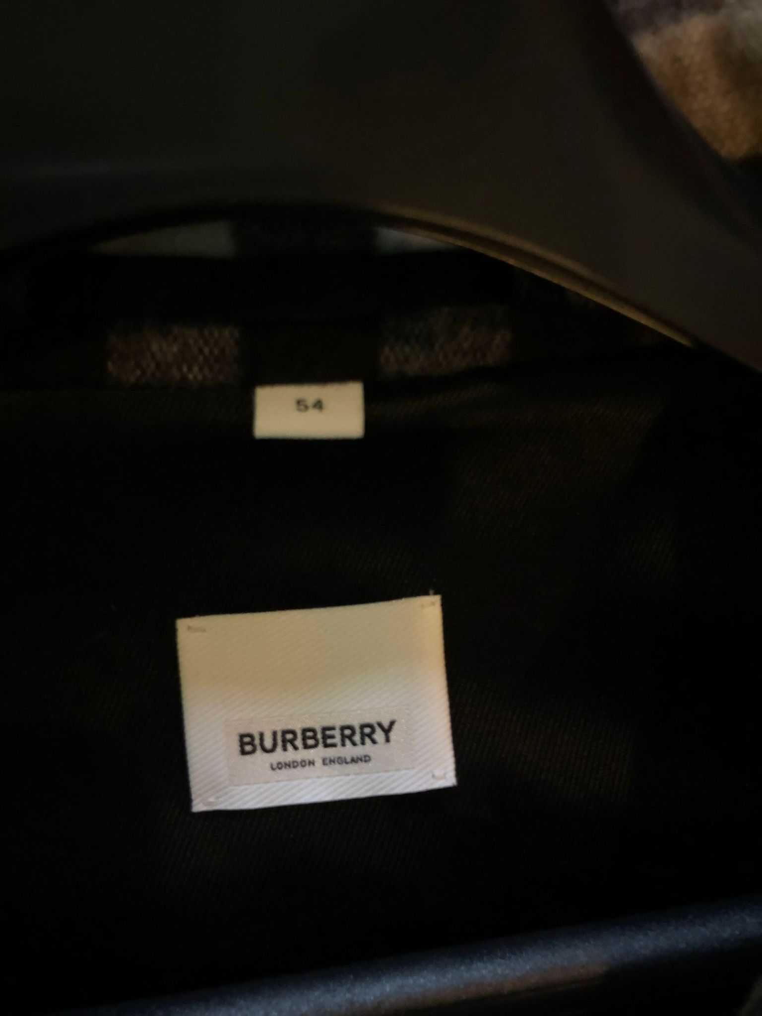 Burberry haină de lână DOUBLE-FACED