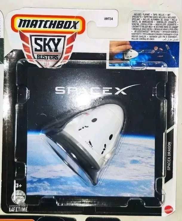 Set 4 Matchbox Space X Sky Busters Tesla X