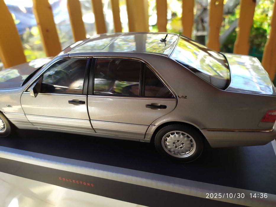 1:18 Метален модел на Mercedes Benz S600 /W140/ - Норев