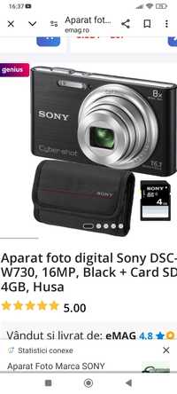 Aparat foto-video SONY Cyber-shot DSC-W730