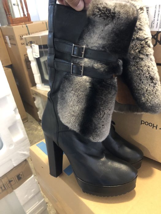 Cizme Giardino Principi din piele naturală și blana naturală