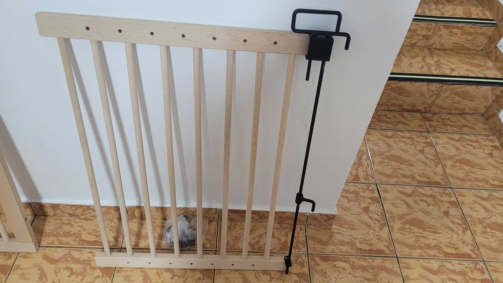 Poarta siguranta copii lemn ajustabila 79-105