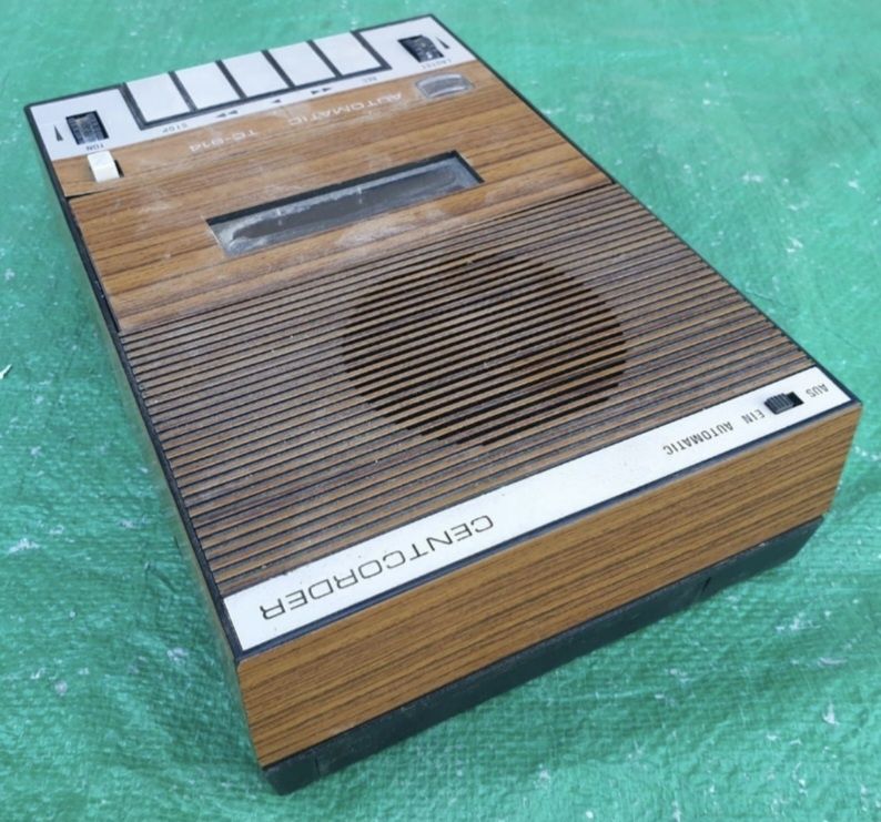 Casetofon deck Centcorder automatic TC914 carcasa imitatie lemn