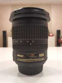Nikon F DX 10-24 f/3.5-4.5, ca nou, in cutie plus Hoya HMC UV