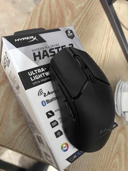 Игровая мышь hyperx pulsefire haste 2 wireless