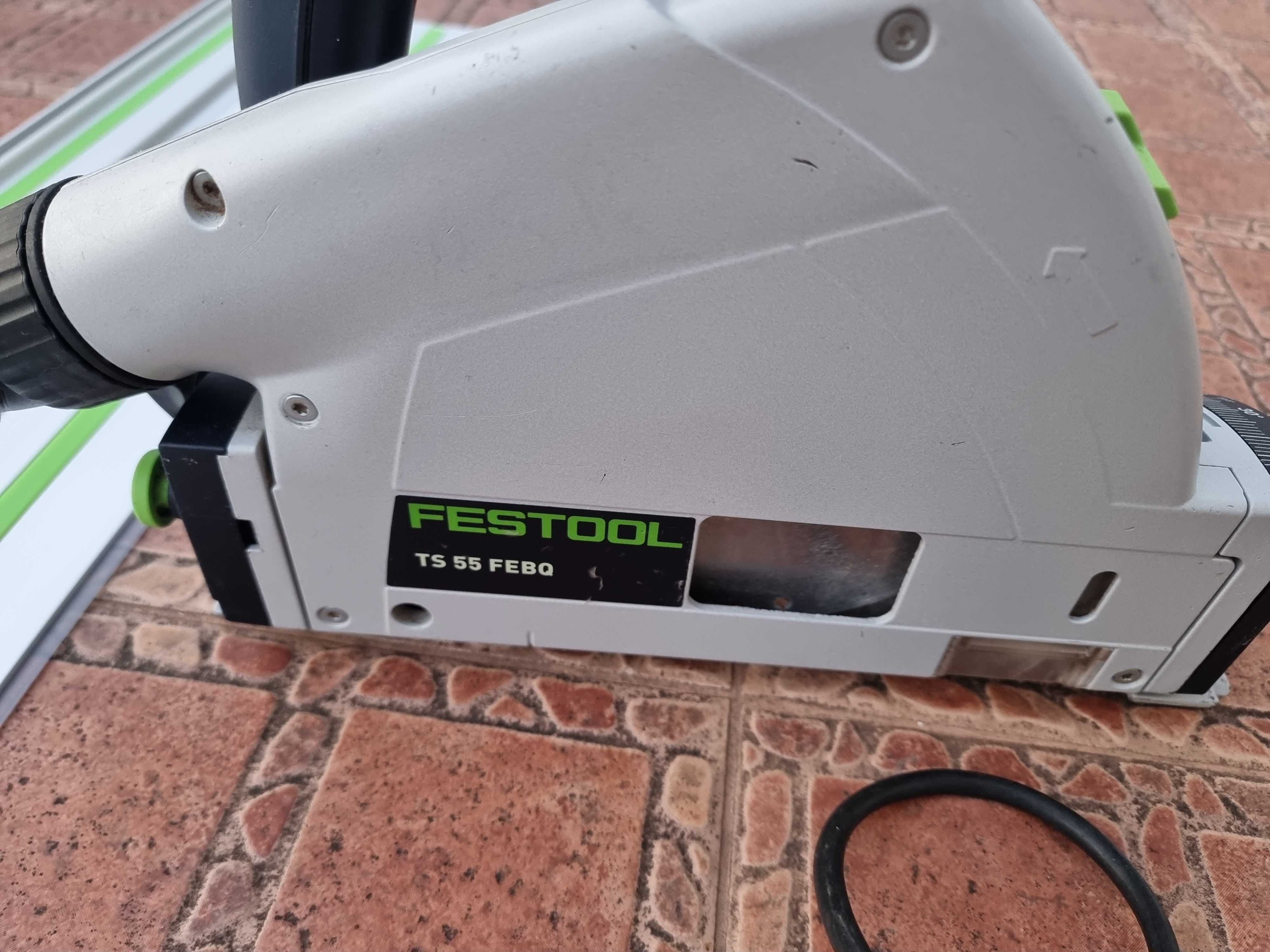Festool TS 55 FEBQ  - потапящ циркуляр с шина
