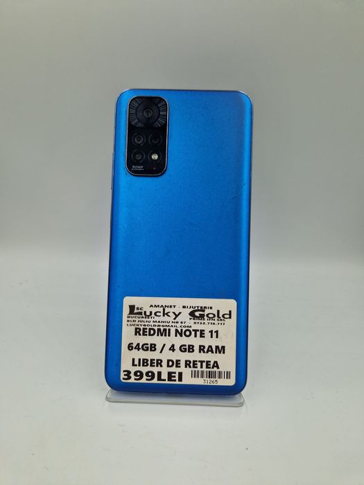Redmi Note 11 64GB / 4GB RAM GARANȚIE #31265
