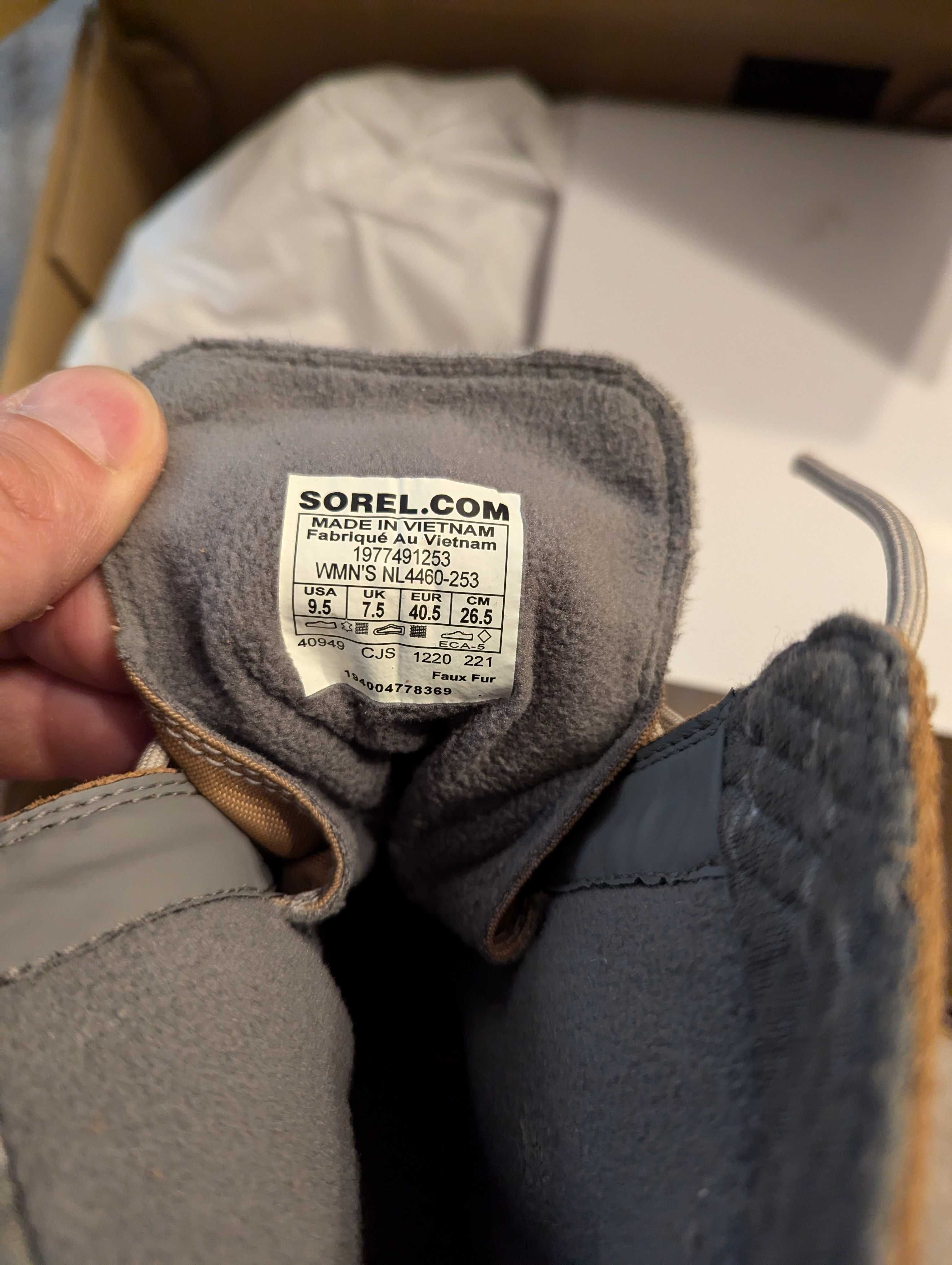 Женские зимние ботинки Sorel из США, размер 40.5