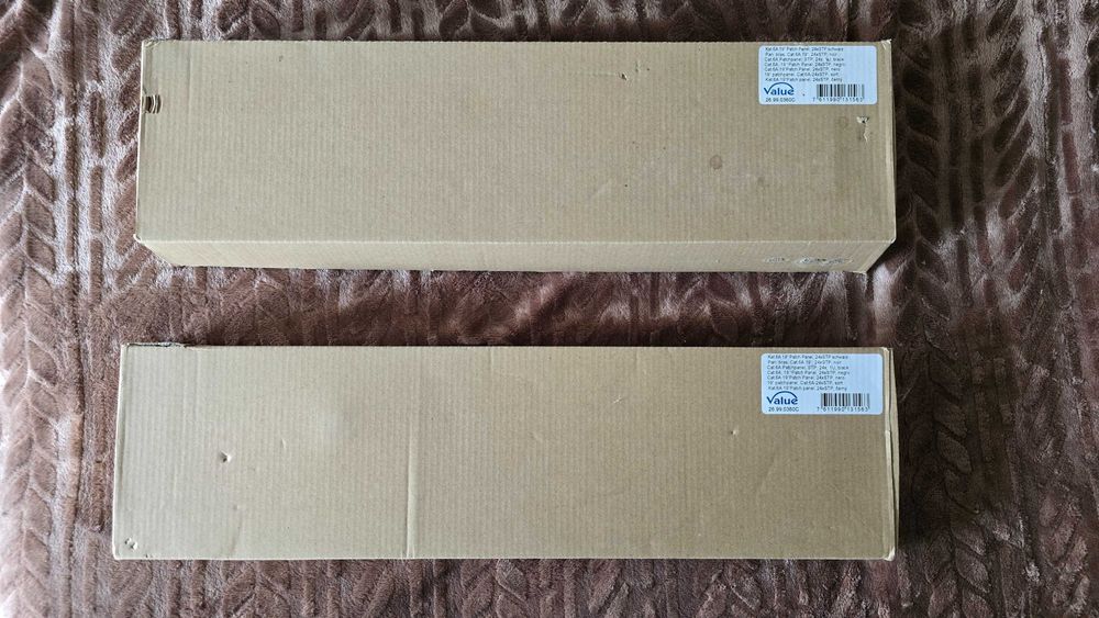 Vând 2 patch panel 1U 24xSTP cat 6a