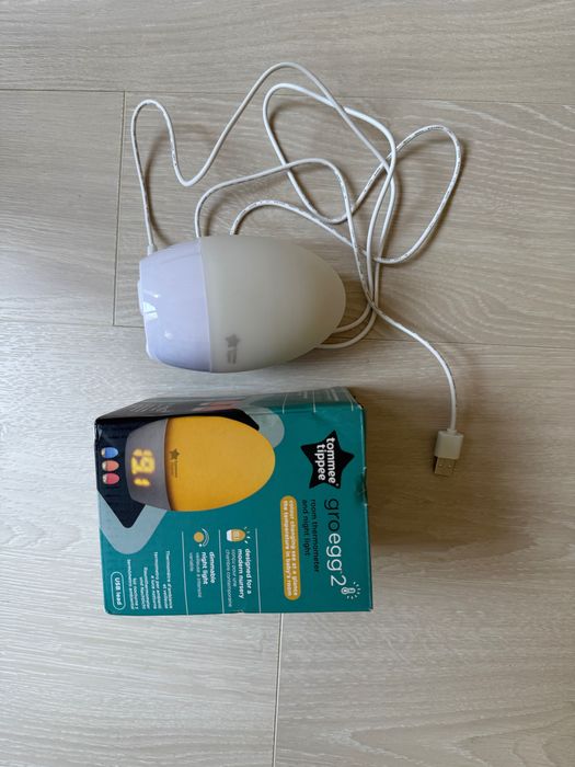 Tommee Tippee GroEgg2 - термометър и нощна лампа