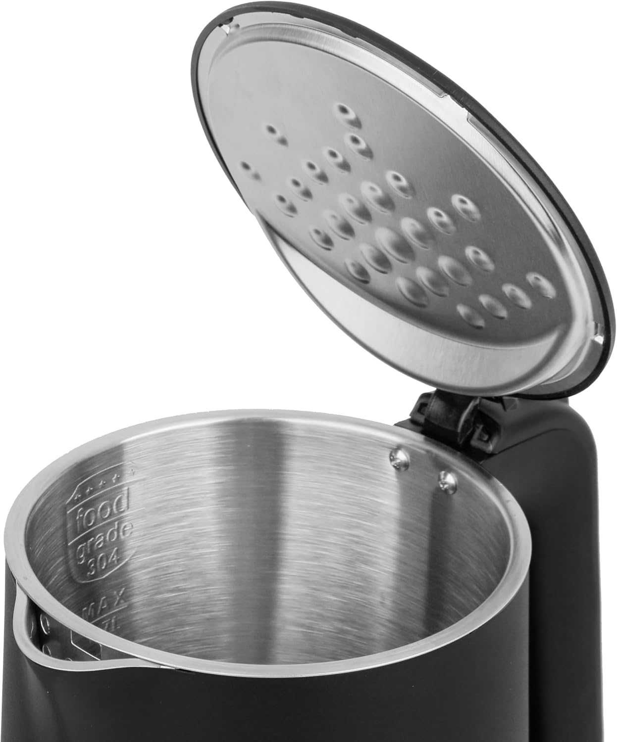 Чайник кана EMERIO, Неръждаема стомана 1,7L, 40-100C, Дисплей, 2200W