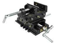 Menghina cu reglare in cruce 100mm, transversal, 2 axe de ghidare