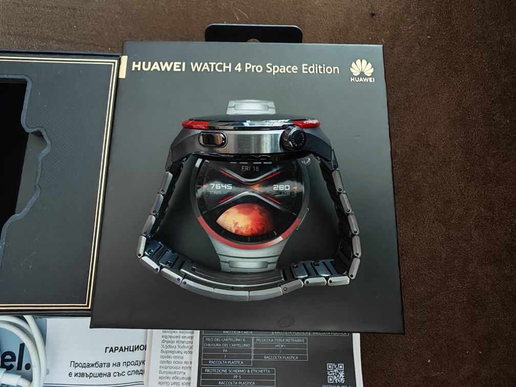 Huawei Watch 4 Pro Space Edition като нов с гаранция