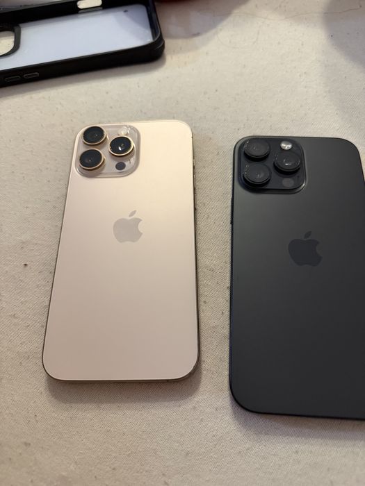 2 Iphone 16 pro max 512 GB black si gold