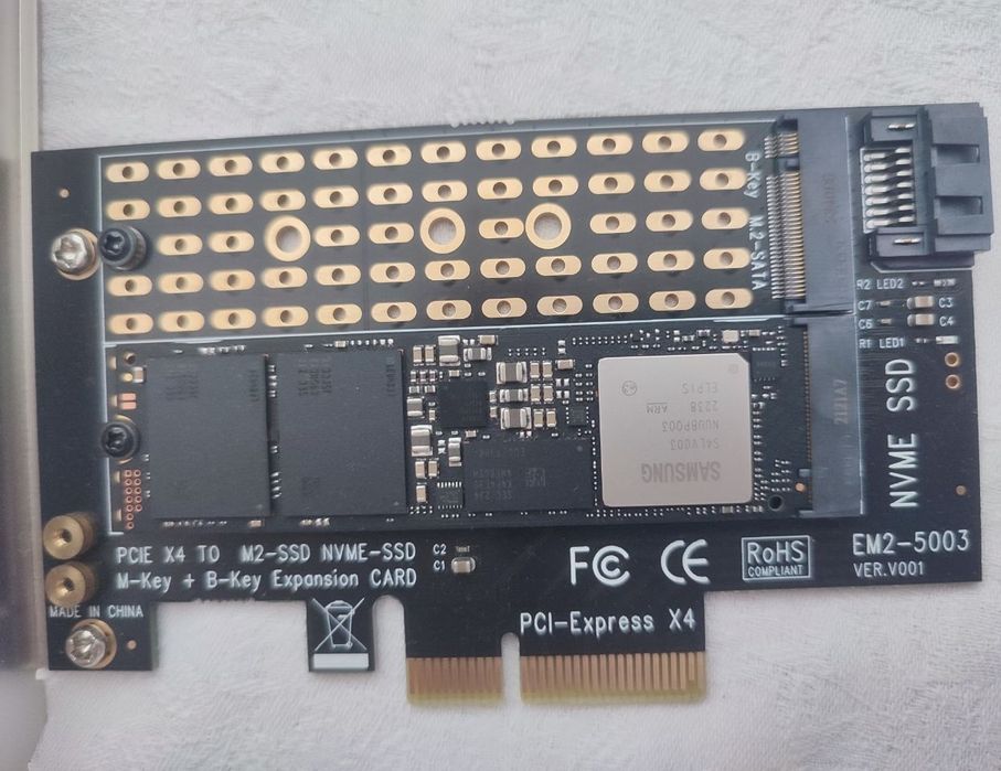 Nvme m.2 ssd Samsung PM9a1 512GB PCIe 4.0x4 100%