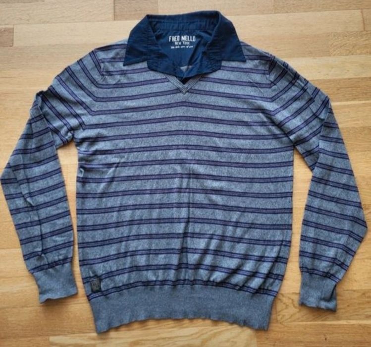Bluza Fred Mello New York, marimea L
Material: 90% Bumbac, 10% Casmir