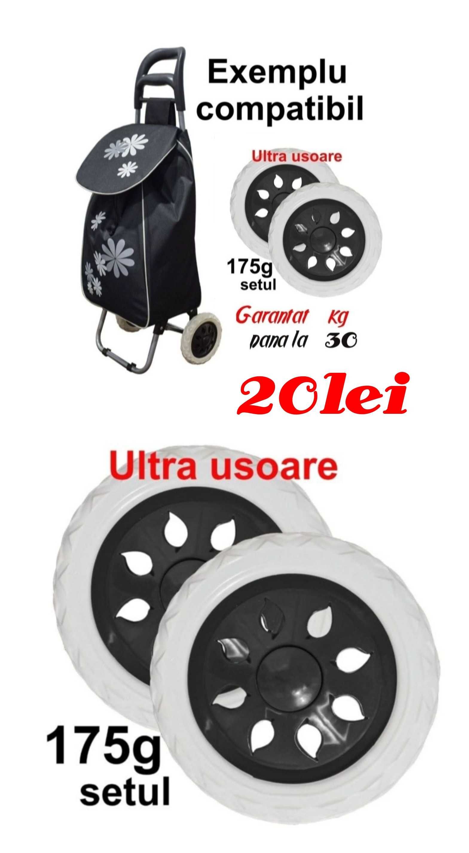 Roti carucior. Emblema Dacia.Blocator roata. Ventil