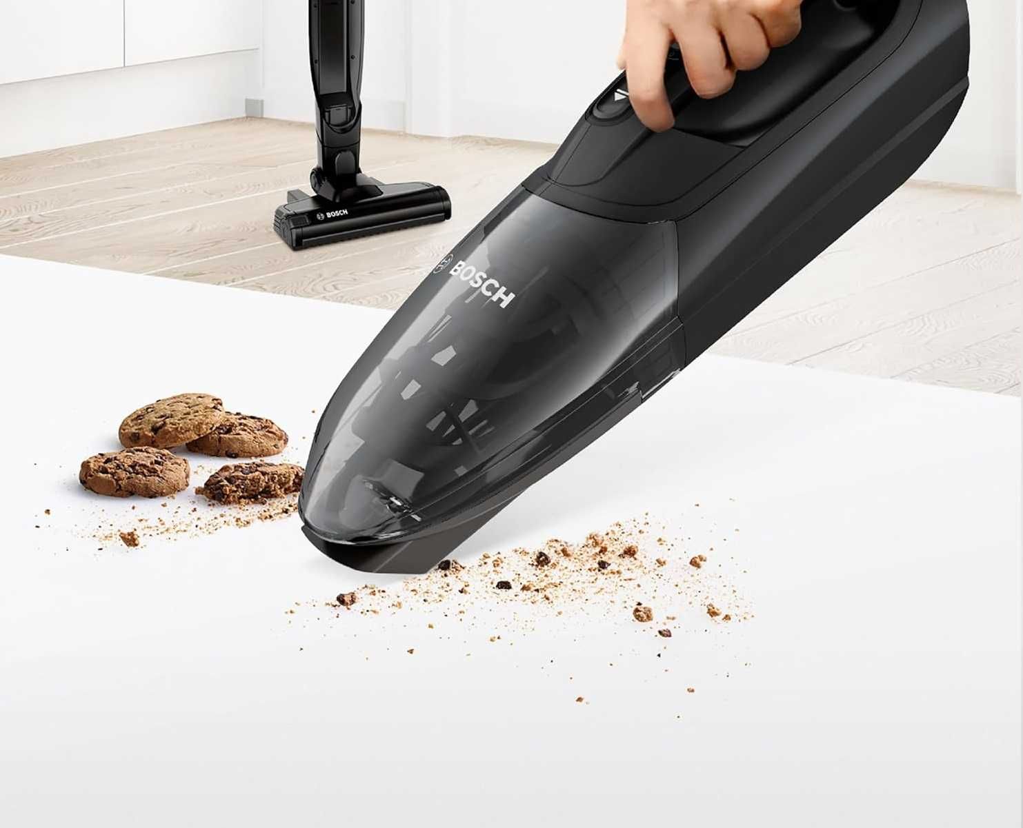 Мощна Безкабелна прахосмукачка BOSCH- 2 in 1 ,Li-ion 40мин.