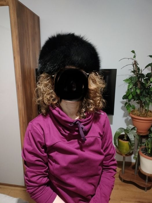 Căciulă blana vulpe