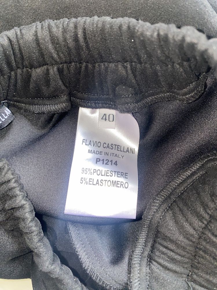 Pantaloni Flavio Castellani de culoare neagra