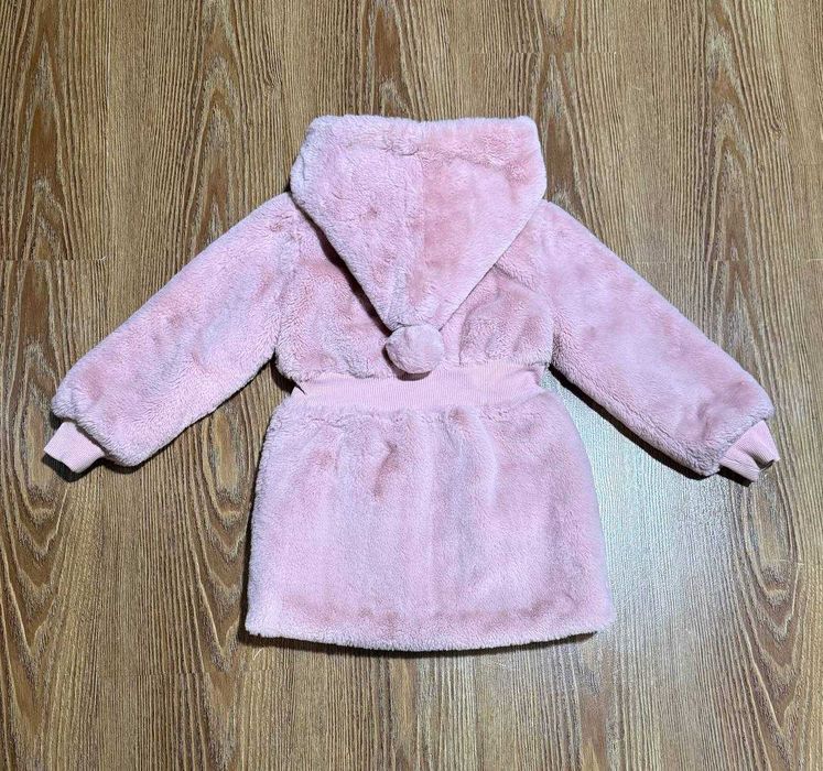 Шуба детская с капюшоном