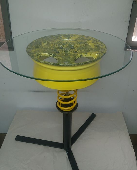 Уникална  маса от джанта !