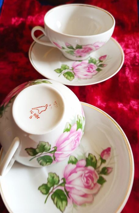 Фарфор Дулево , Вербилки ,винтажные статуэтки, чашки