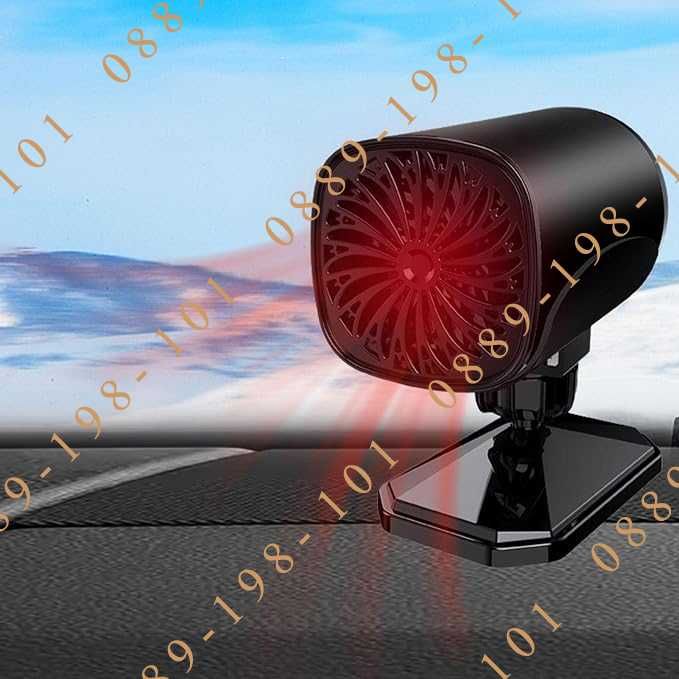 МОЩНА 300W! Печка Духалка за кола  300 вата Парно автомобил вентилатор