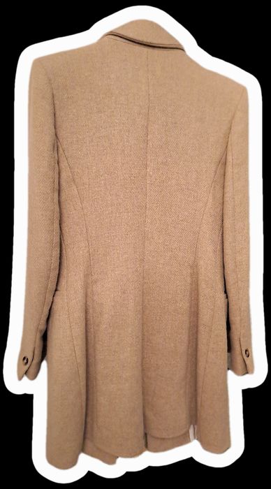 Palton Zara, bej, 50% lana