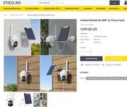 Cameră de supraveghere Reolink 4K cu panou solar