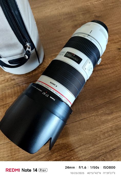 Obektiv canon 70-200 3-pokoleniya stabilzatorlik