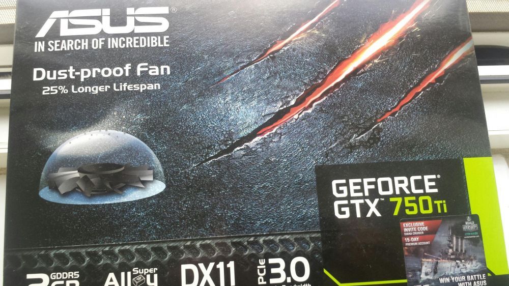 GTX 750ti Asus 2g