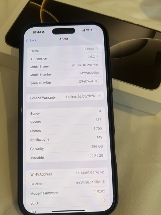 iPhone 16 Pro Max 256gb ИДЕАЛ