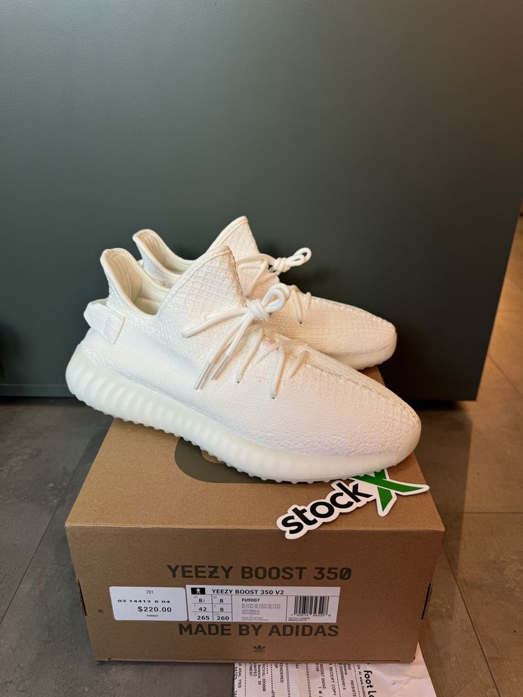 Yeezy Adidas Triple White 36-45 Poze Reale