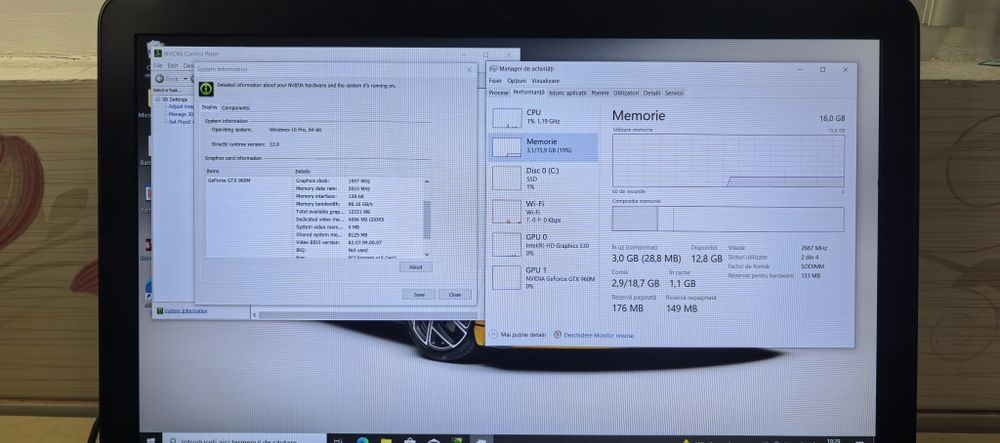 Laptop Gaming Asus ROG G551_i7 6700HQ_16GB DDR4_NVidia GTX 4GB GDDR5