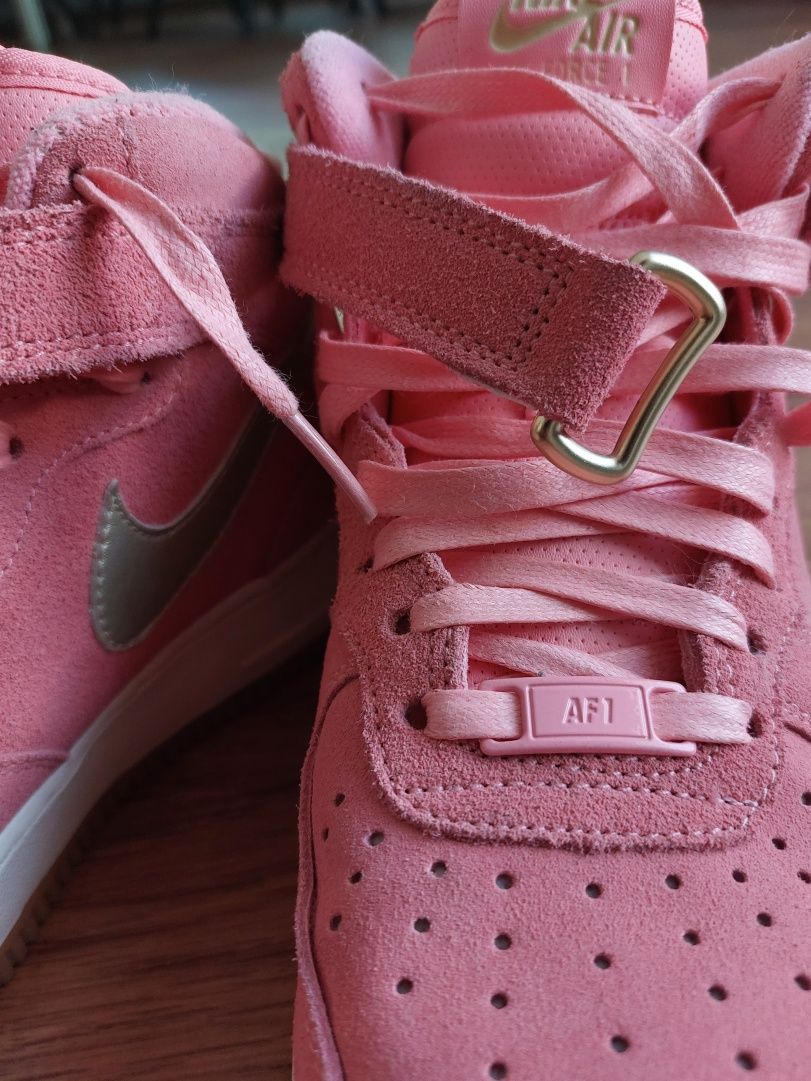 Nike W Air Force 1 '07 MID SEASONAL PINK